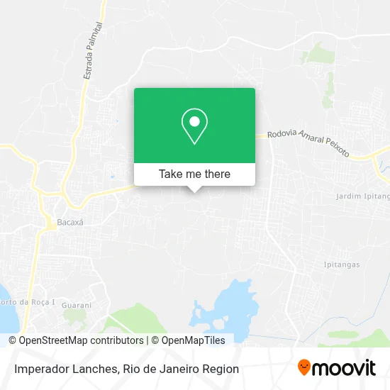 Imperador Lanches map