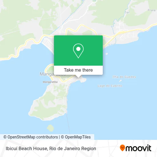 Ibicuí Beach House map