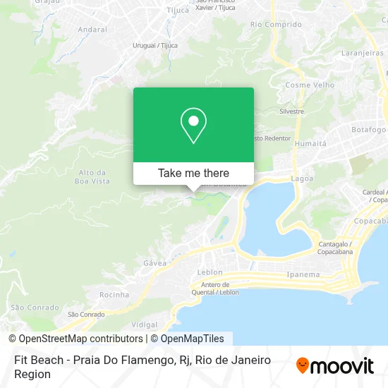 Fit Beach - Praia Do Flamengo, Rj map