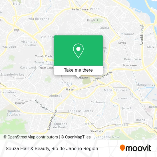 Souza Hair & Beauty map