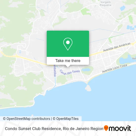 Condo Sunset Club Residence map