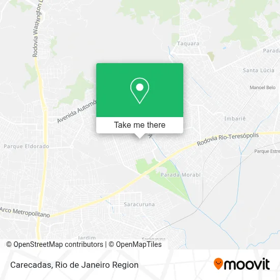 Carecadas map