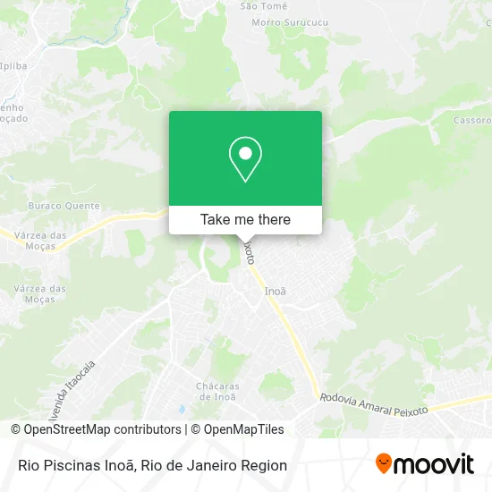 Rio Piscinas Inoã map