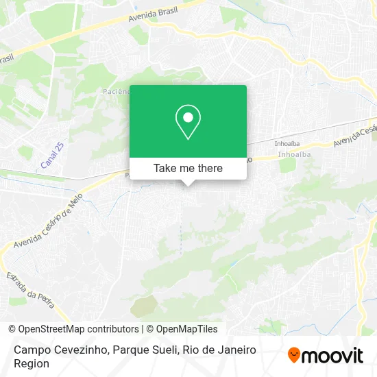 Campo Cevezinho, Parque Sueli map