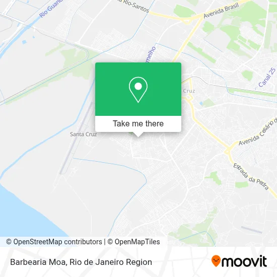 Barbearia Moa map