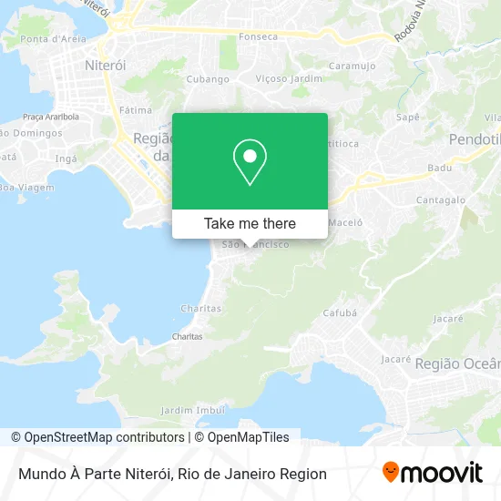Mundo À Parte Niterói map