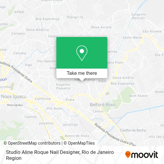 Studio Aline Roque Nail Designer map