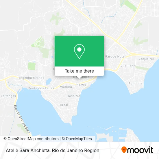 Ateliê Sara Anchieta map