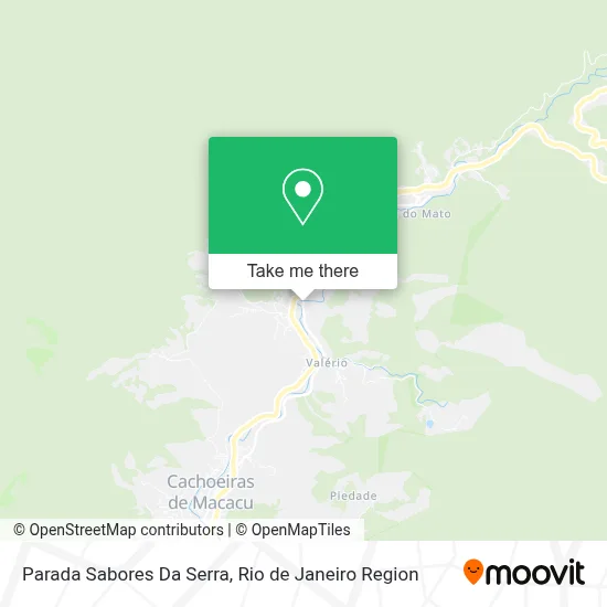 Parada Sabores Da Serra map