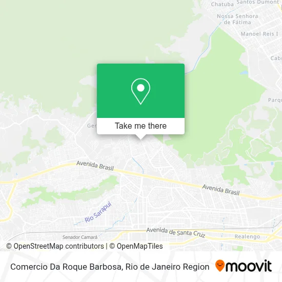 Comercio Da Roque Barbosa map
