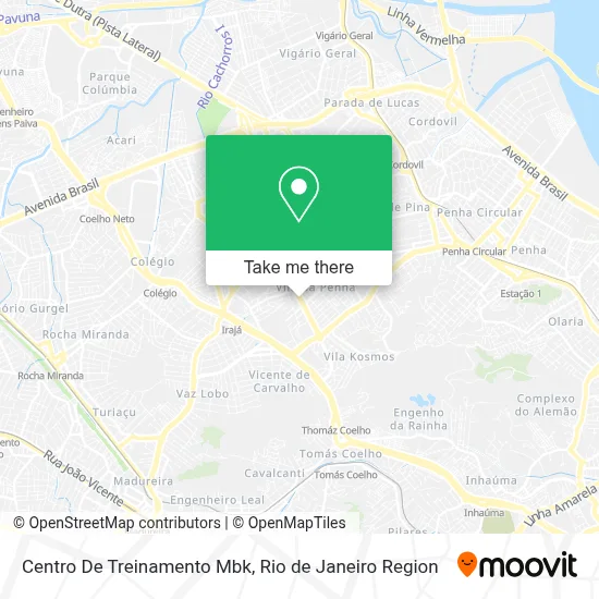 Centro De Treinamento Mbk map