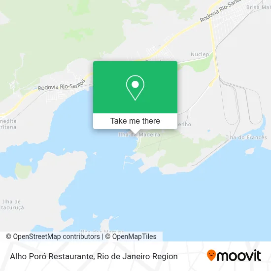 Alho Poró Restaurante map