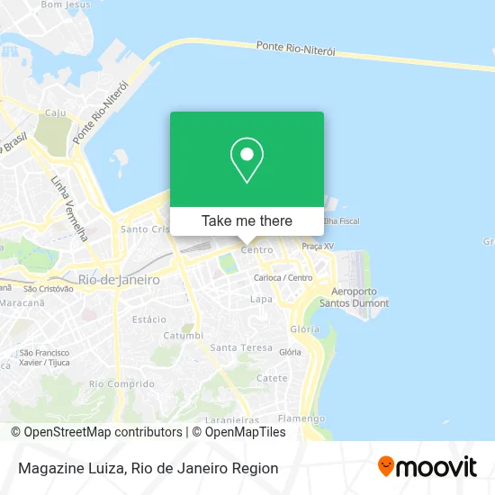 Magazine Luiza map
