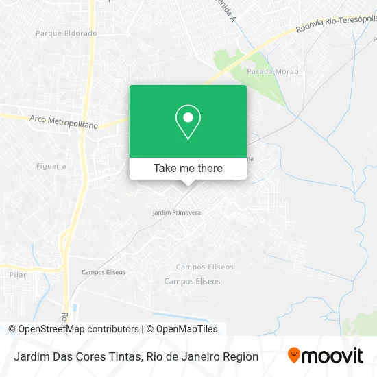 Jardim Das Cores Tintas map
