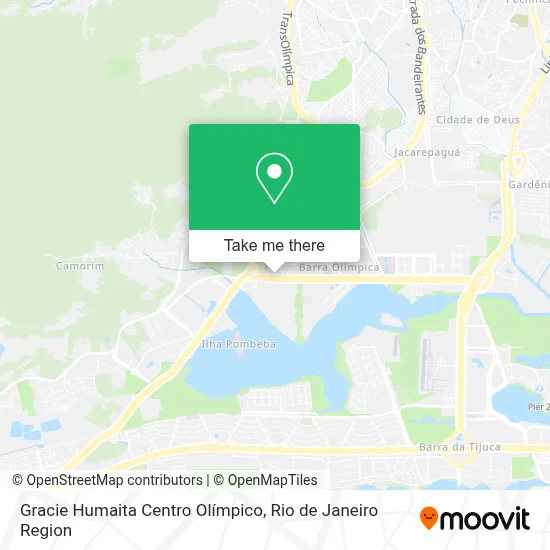 Gracie Humaita Centro Olímpico map