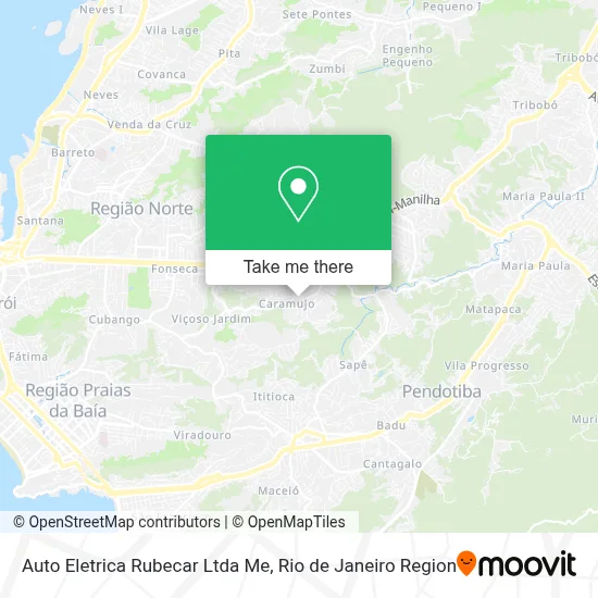 Auto Eletrica Rubecar Ltda Me map