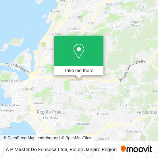 A P Master Do Fonseca Ltda map
