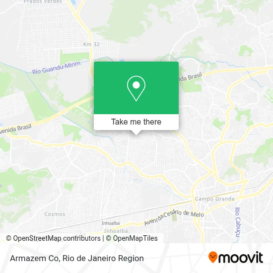 Armazem Co map