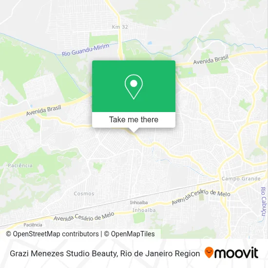 Grazi Menezes Studio Beauty map