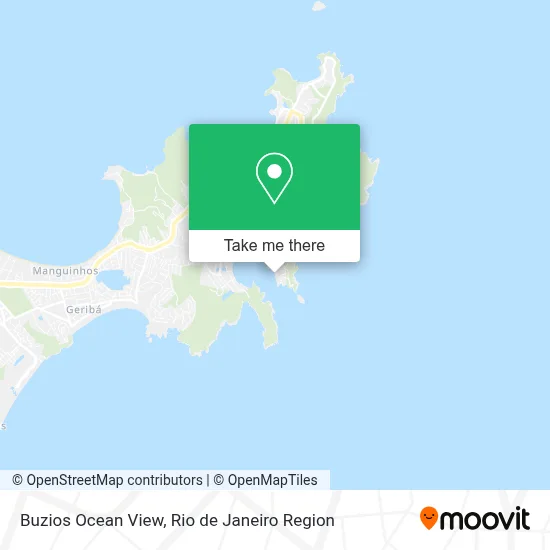 Buzios Ocean View map