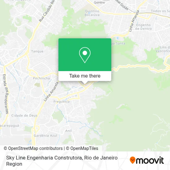 Sky Line Engenharia Construtora map