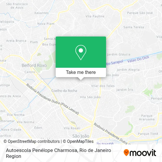 Autoescola Penélope Charmosa map