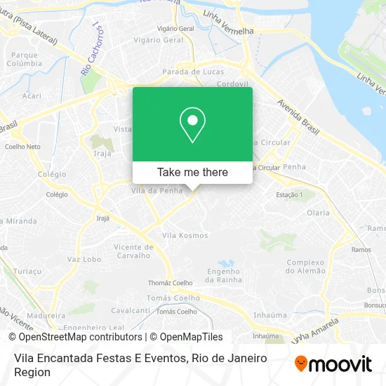 Vila Encantada Festas E Eventos map