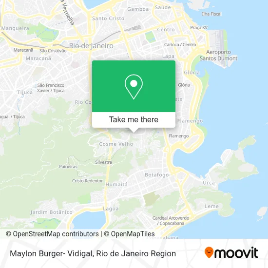 Maylon Burger- Vidigal map