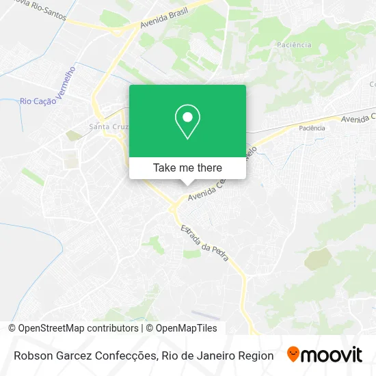 Robson Garcez Confecções map