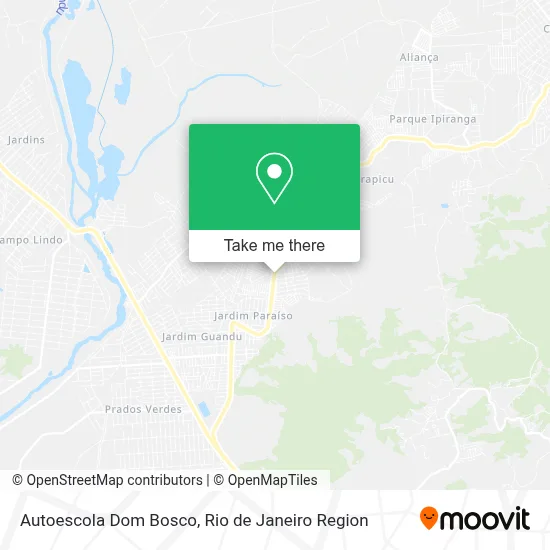 Autoescola Dom Bosco map