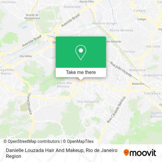 Danielle Louzada Hair And Makeup map