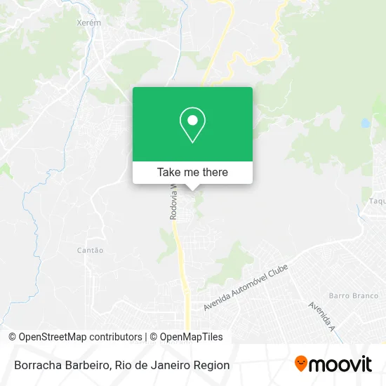Borracha Barbeiro map