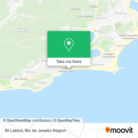 Bt Leblon map