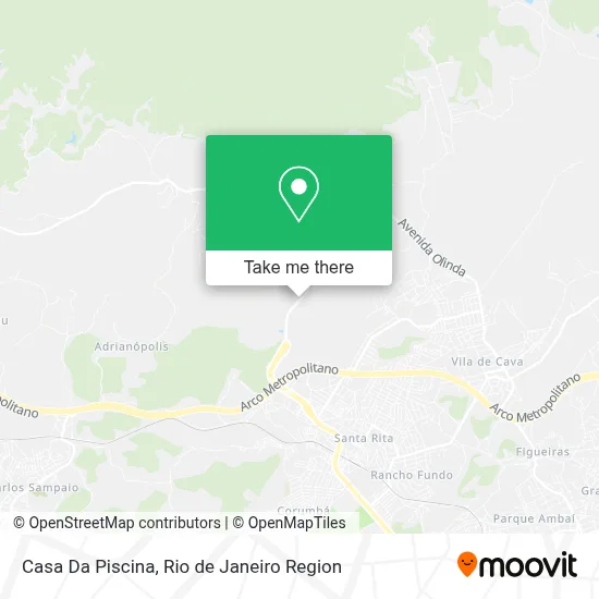 Casa Da Piscina map