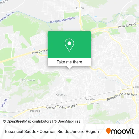 Essencial Saúde - Cosmos map