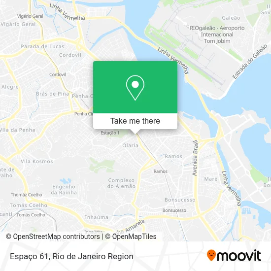 Espaço 61 map