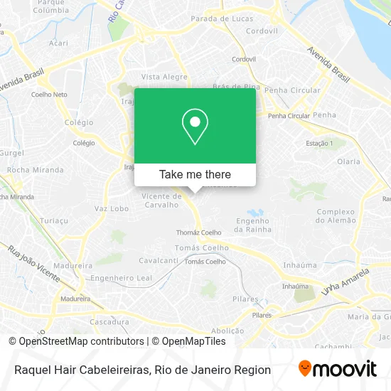 Raquel Hair Cabeleireiras map