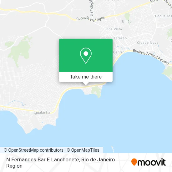 N Fernandes Bar E Lanchonete map