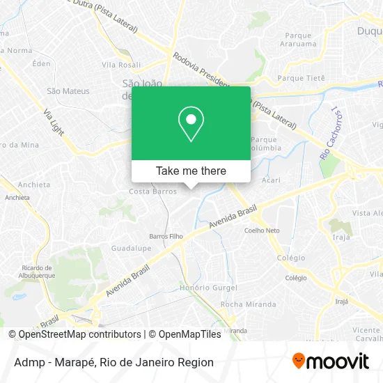 Admp - Marapé map