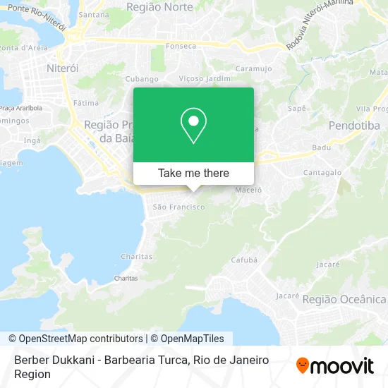 Berber Dukkani - Barbearia Turca map