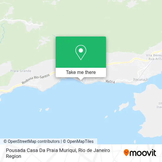 Pousada Casa Da Praia Muriqui map