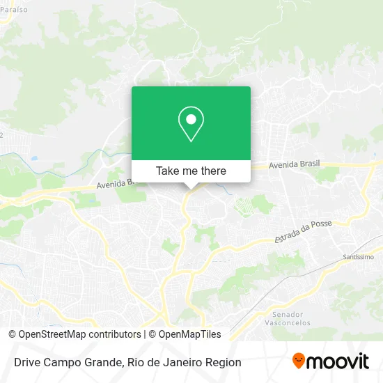 Drive Campo Grande map