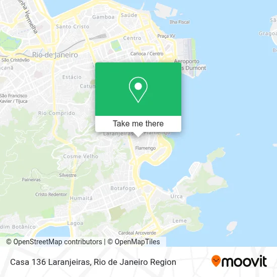 Casa 136 Laranjeiras map