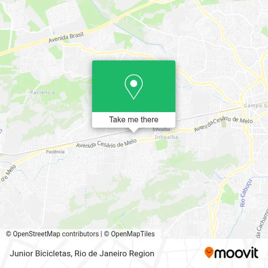 Junior Bicicletas map