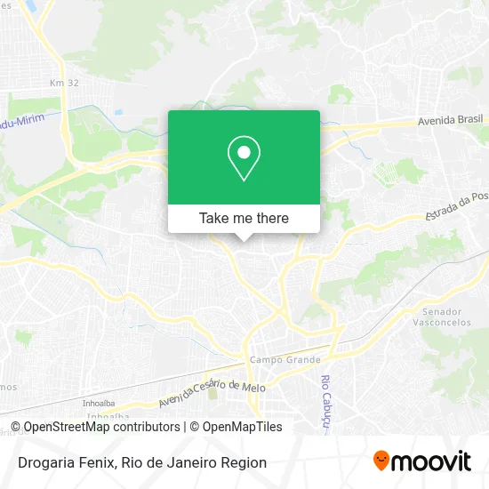Drogaria Fenix map