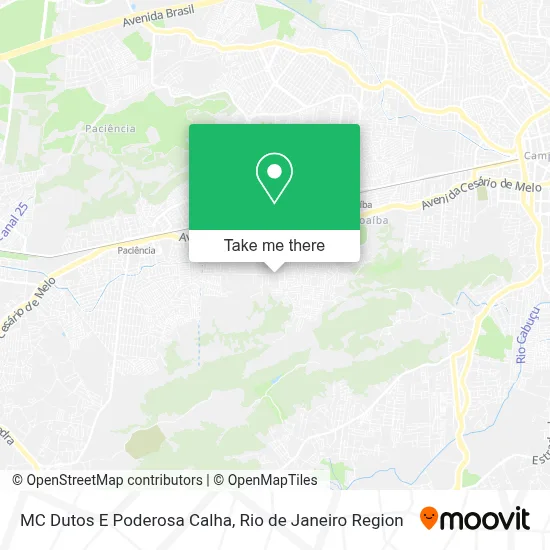 MC Dutos E Poderosa Calha map
