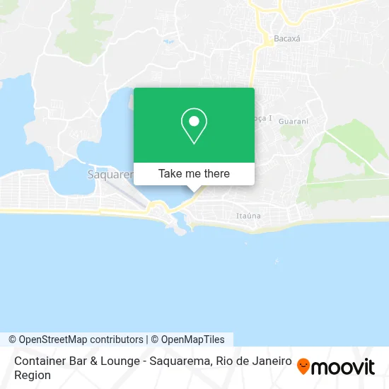 Container Bar & Lounge - Saquarema map