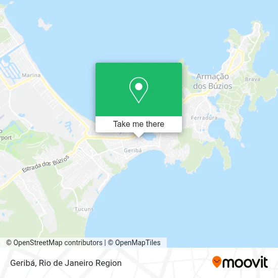 Geribá map