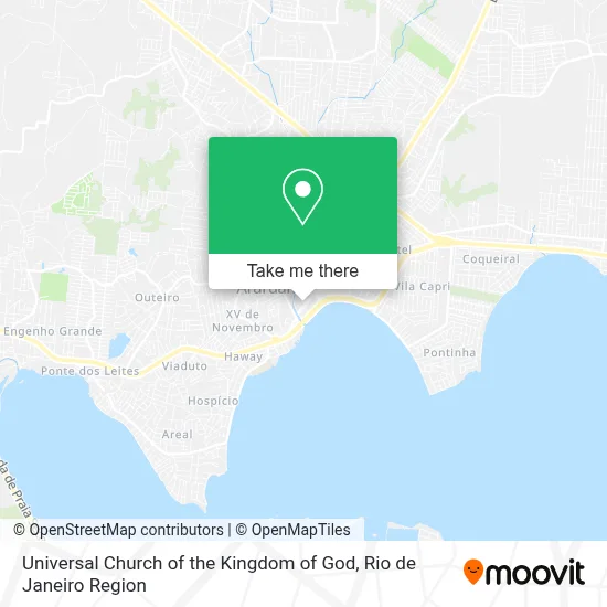 Igreja Universal Do Reino De Deus map