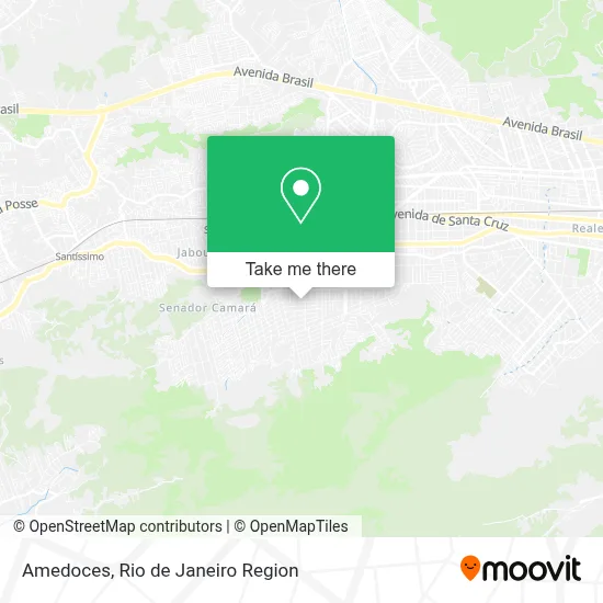 Amedoces map